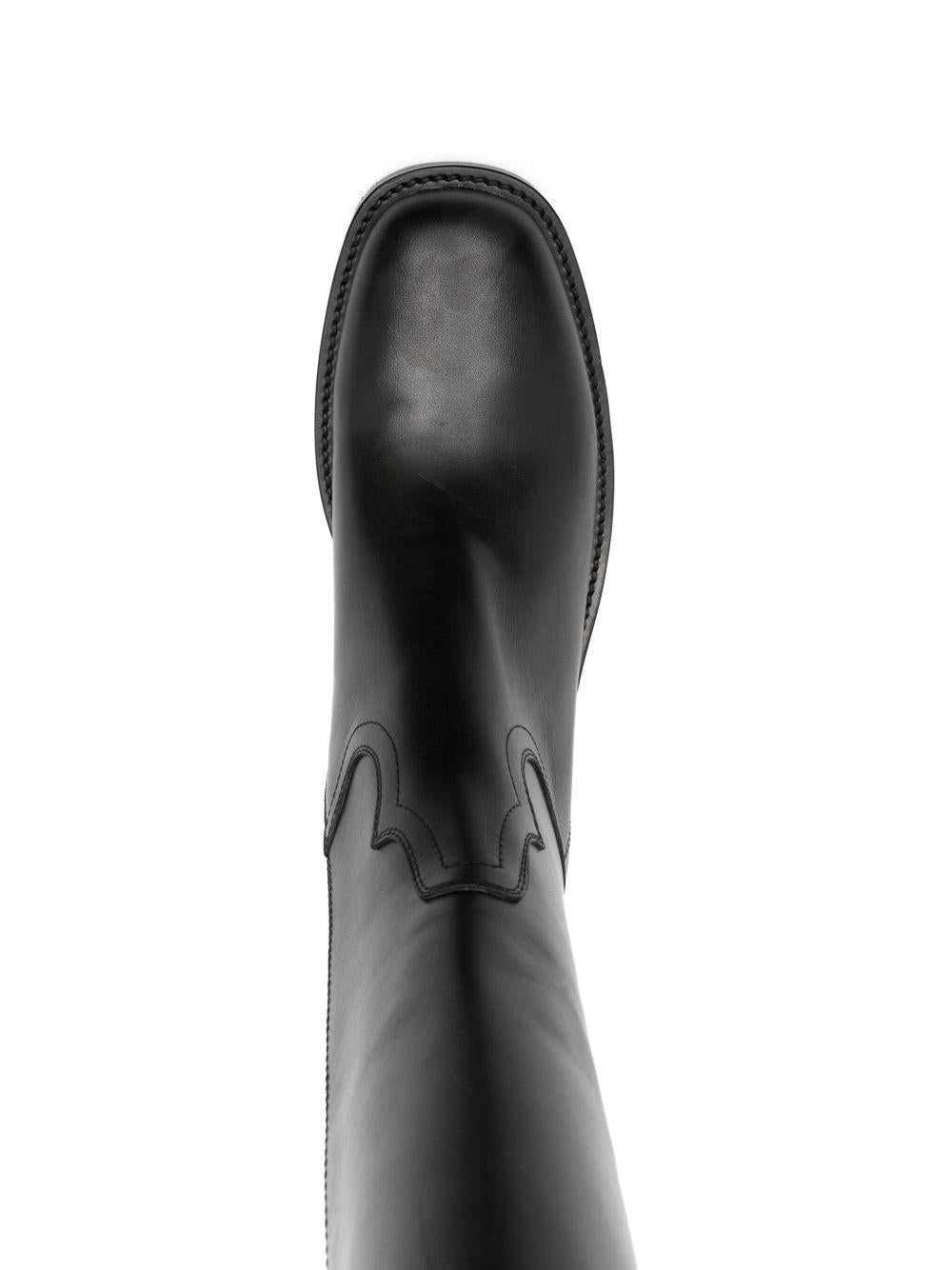 Black Zip Boots MS252753 900 BLACK DRIES VAN NOTEN