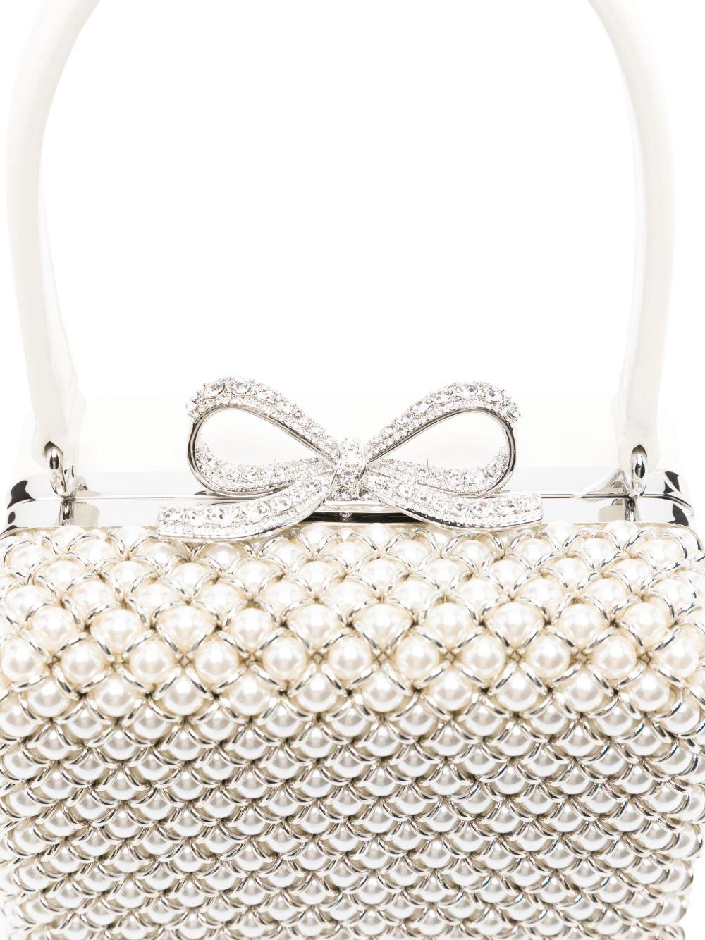 Pearl Embellished Micro Bag AW25312C CREAM SELF-PORTRAIT