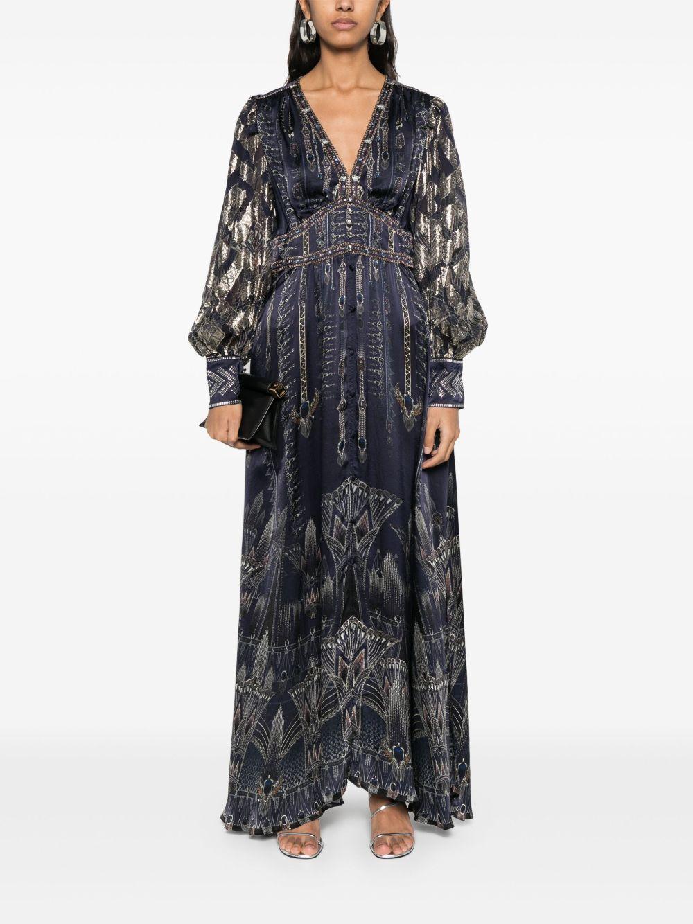 The Egypt Effect-print maxi dress 00031640 THE EGYPT EFFECT CAMILLA