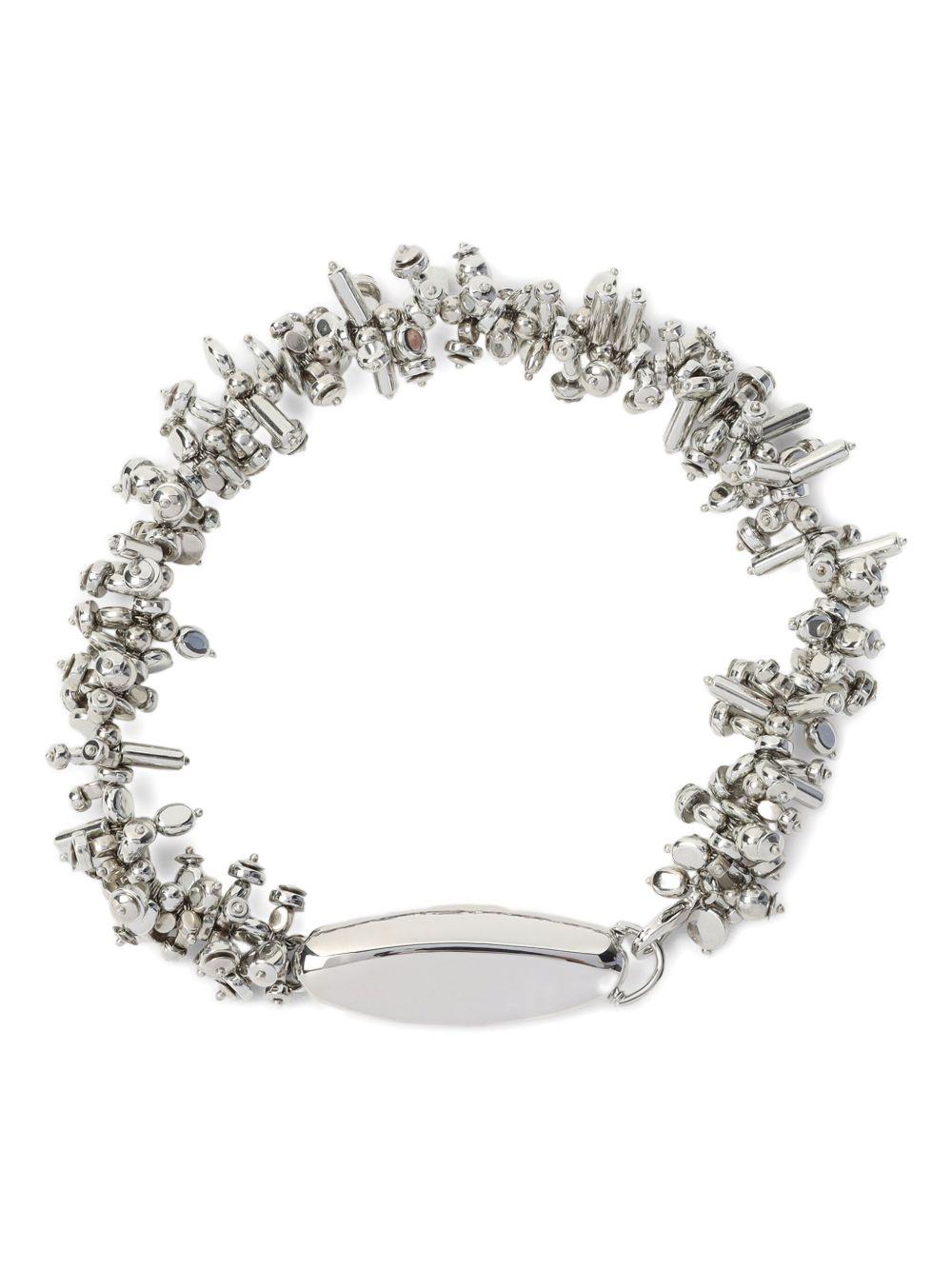 Collana ricamata 251018229081 952 SILVER DRIES VAN NOTEN