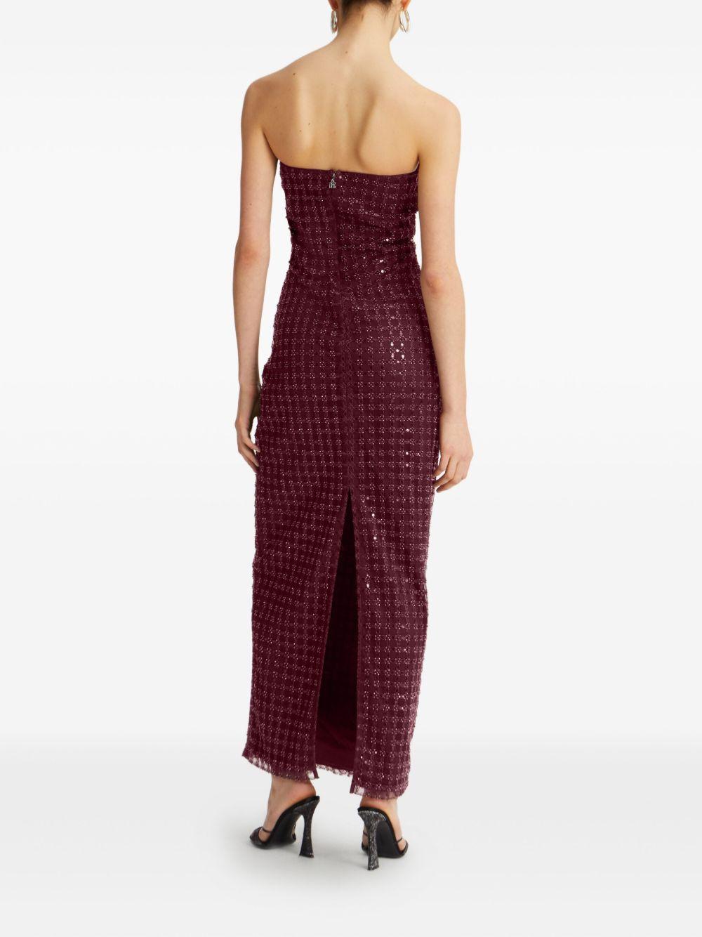 Beaded Maxi Tube Dress 1150492734 2734 ZINFANDEL ROTATE