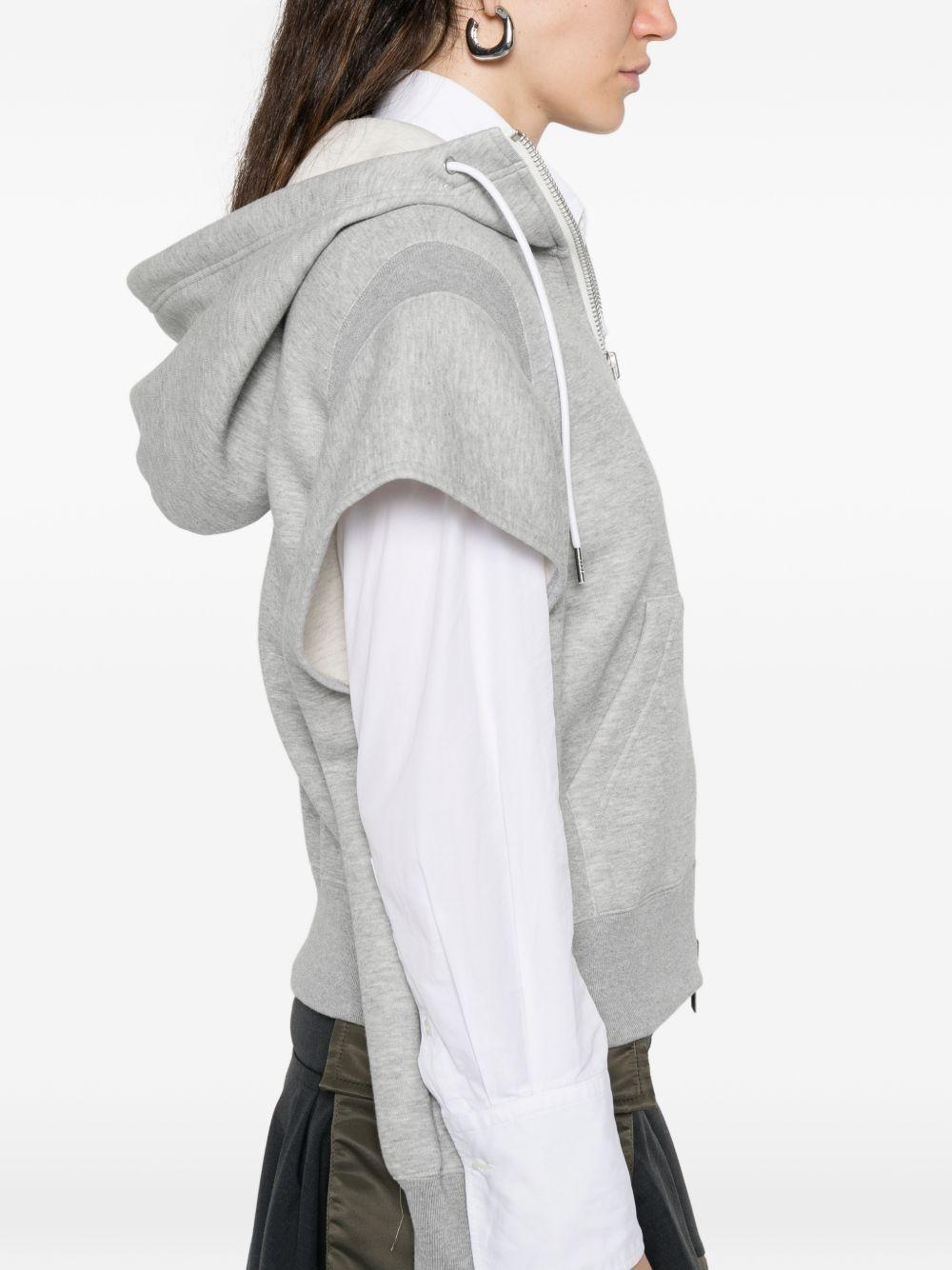Sponge Sweat Hoodie 2608345 376 LIGHT GREY SACAI