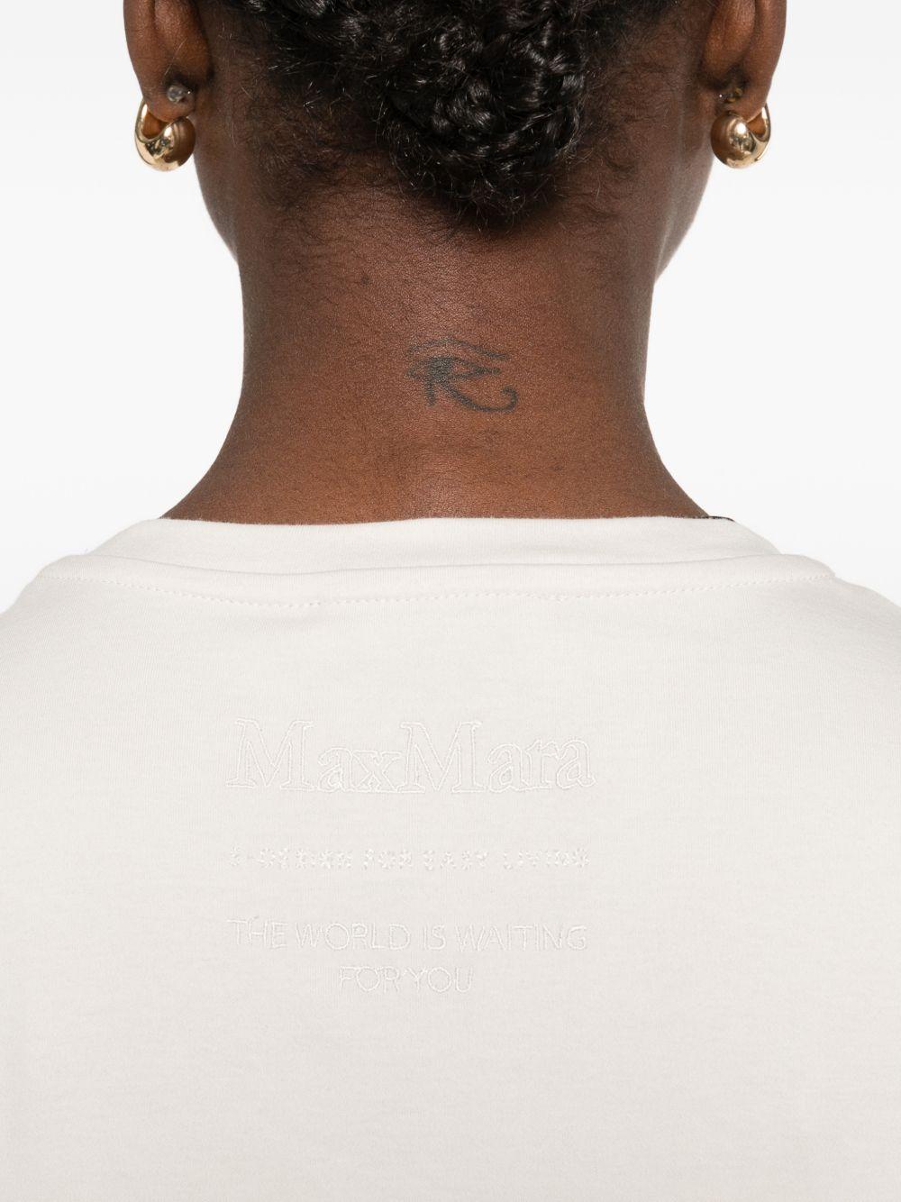 T-Shirt In Cotone SMMBELLA 012 PALE SAND S MAX MARA