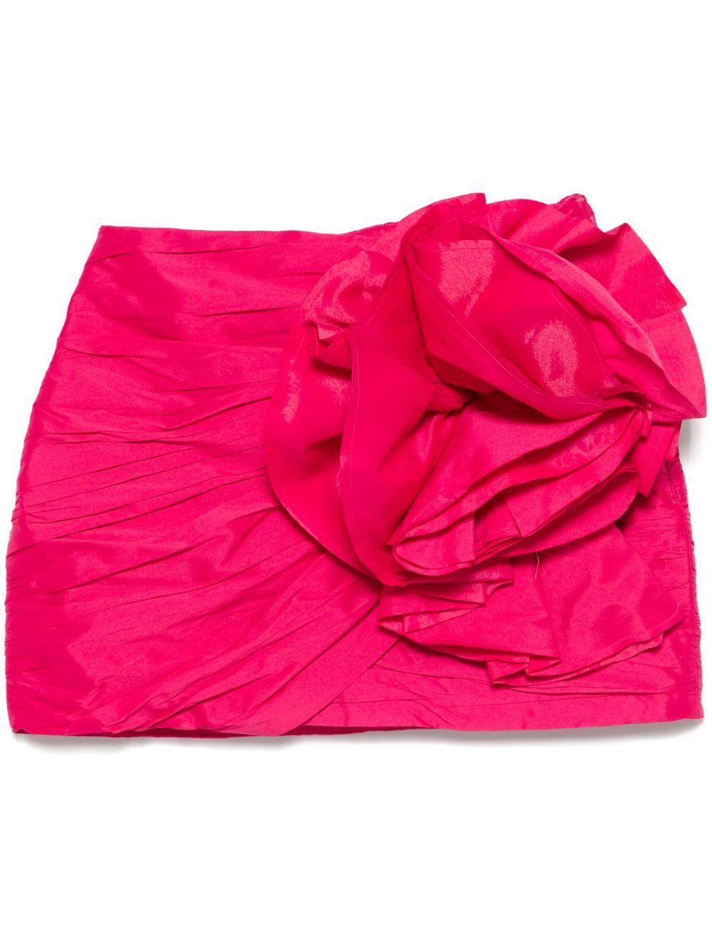 Potion Spiral Mini Skirt 24SS4101 MAGENTA AJE