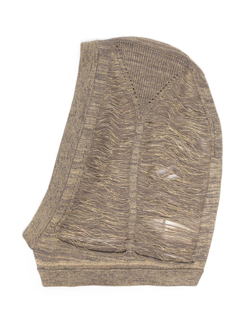 Jera hood RO01E7481KGRIDG 02 GOLD RICK OWENS