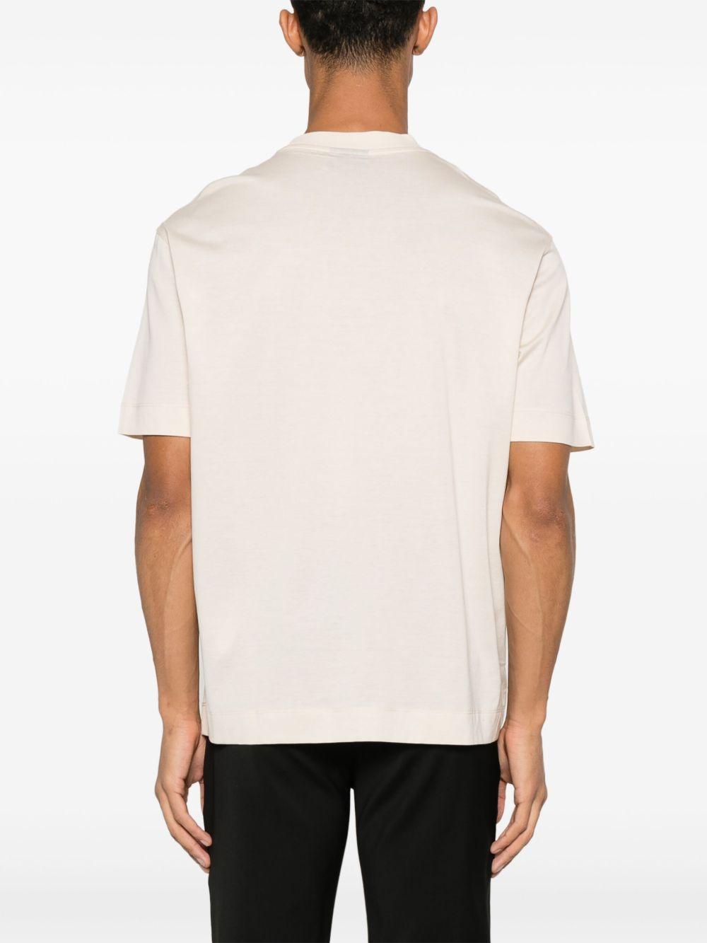 T-shirt con logo ricamato EM001033AF10017 M1089 EMPORIO ARMANI
