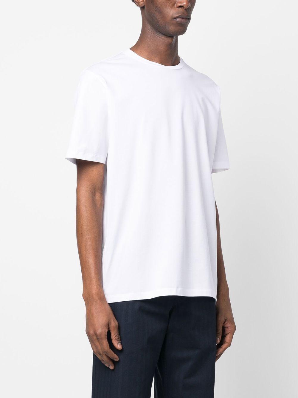 T-shirt in Superfine Cotton Stretch JG000174U52003 1000 BIANCO HERNO