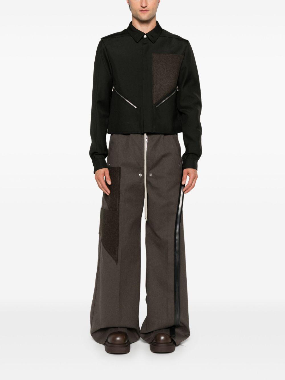 RR02D6743HDUWTY 090409 BLACK BROWN RICK OWENS