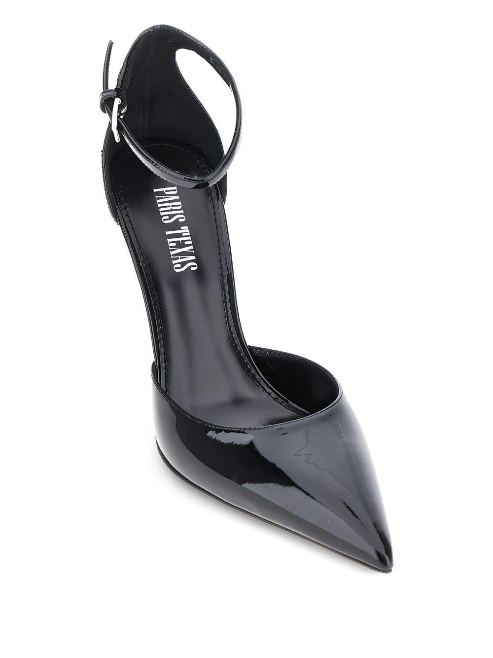 Lidia Ankle Strap Pump PX1737XVN01 BLACK PARIS TEXAS