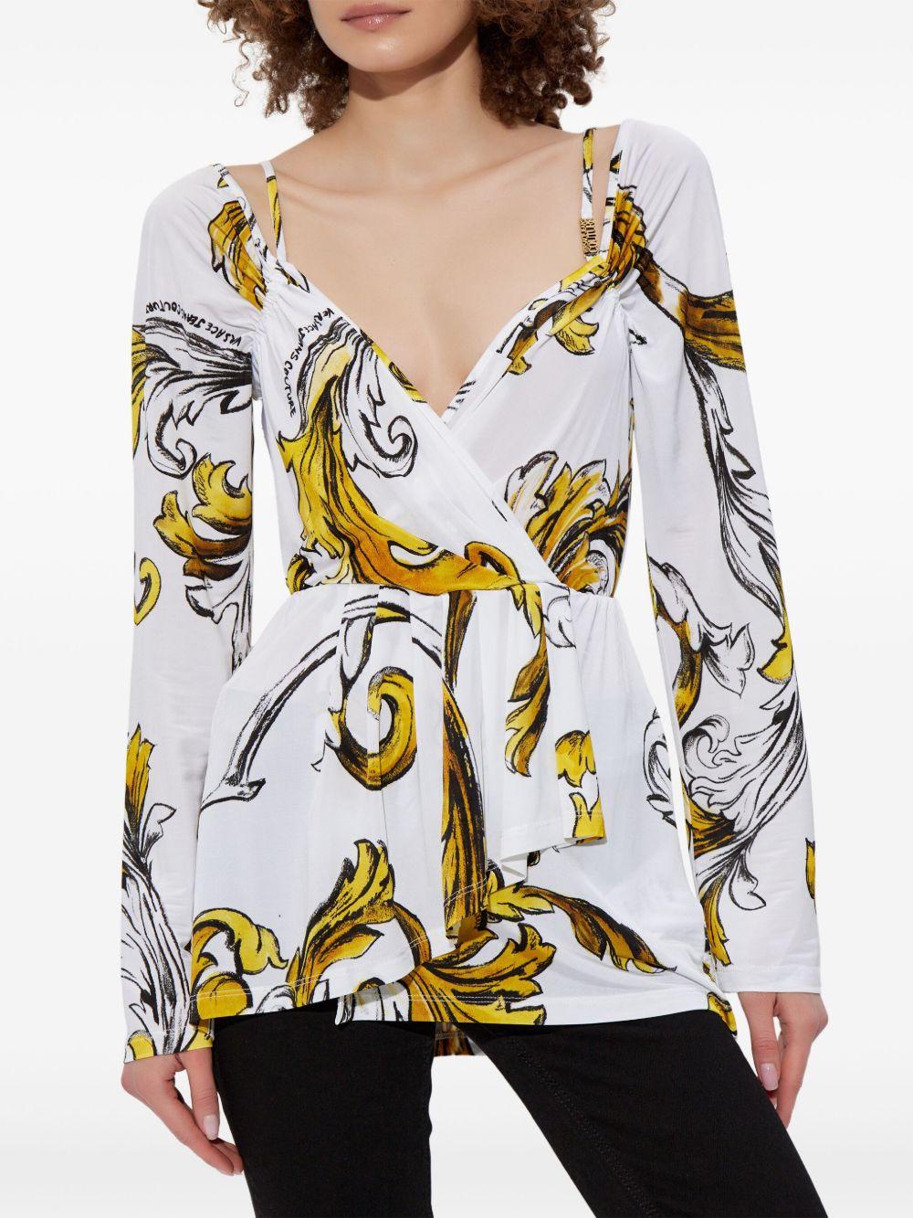 78HAM204JS471 G03 WHITE GOLD VERSACE JEANS COUTURE