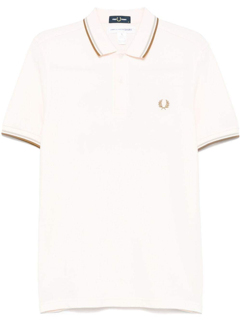Fred Perry Men's Freedom is Energy Polo Shirt FOT501S25 3 PEACH COMME DES GARCONS SHIRT