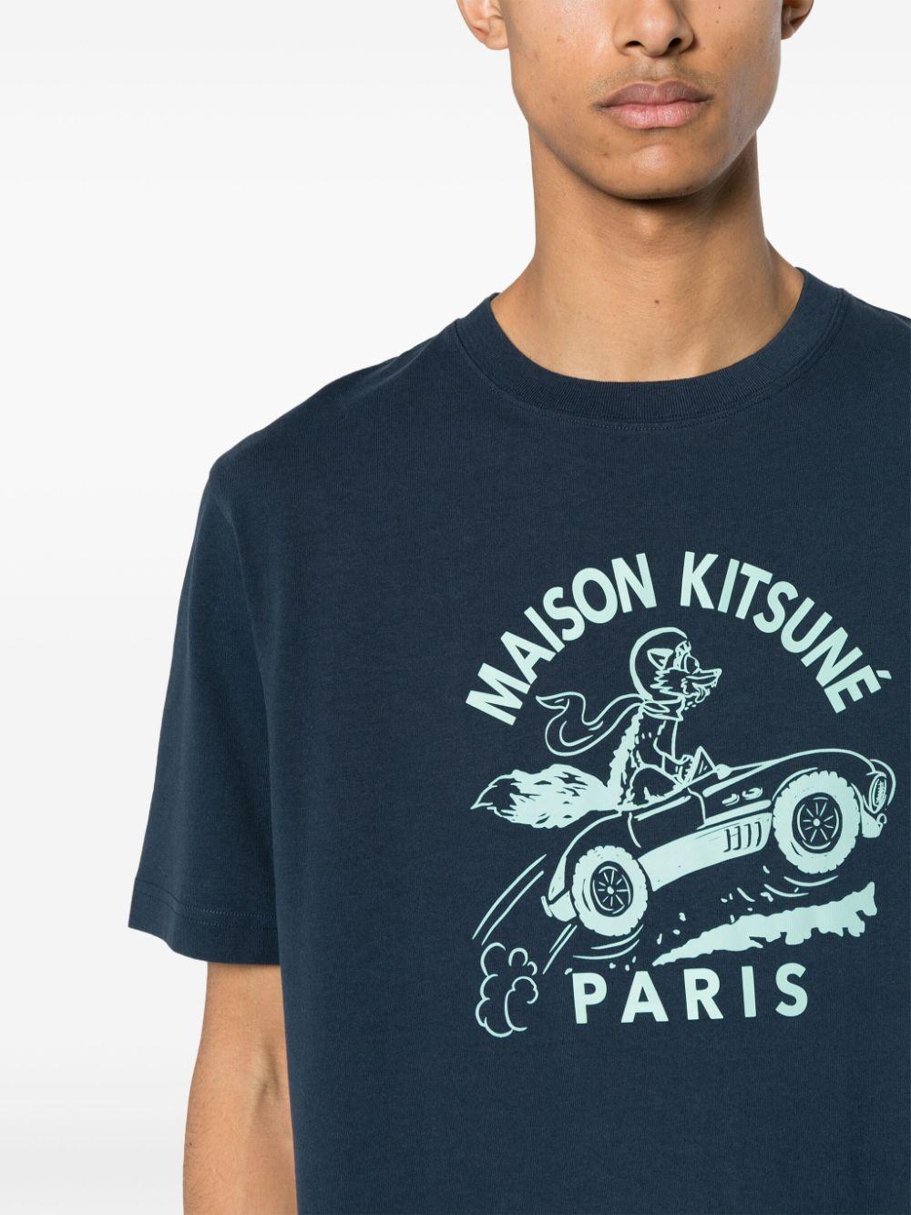 MM00109KJ0118 P476 INK BLUE MAISON KITSUNE