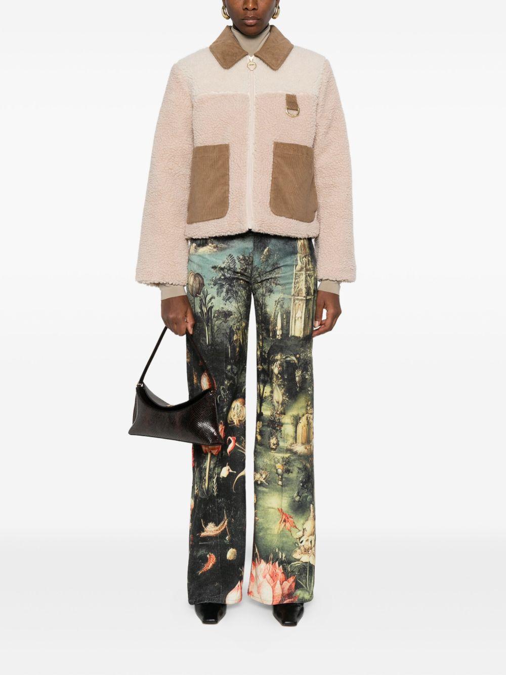 Pile Cropped Malena LFL0080LFL BE11 NATURAL ECRU BARBOUR