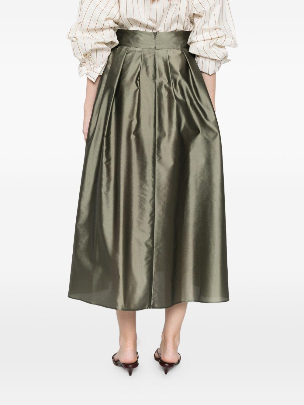 Gonna In Organza SMMEFFETTO 004 FOGLIE S MAX MARA