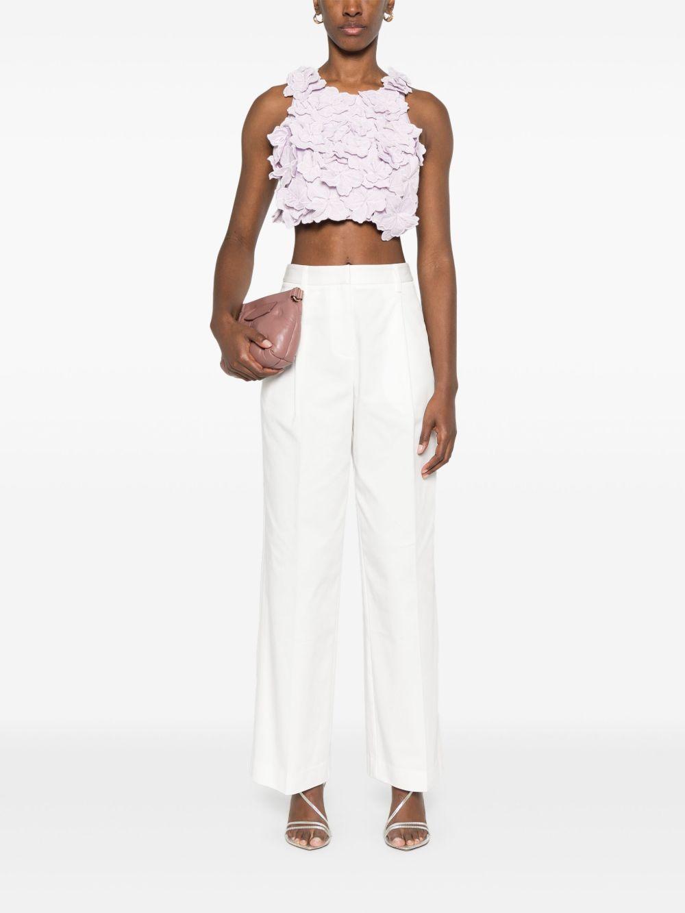 Splendour Flower Shell Top<BR/> 25RE1075 SOFT VIOLET AJE