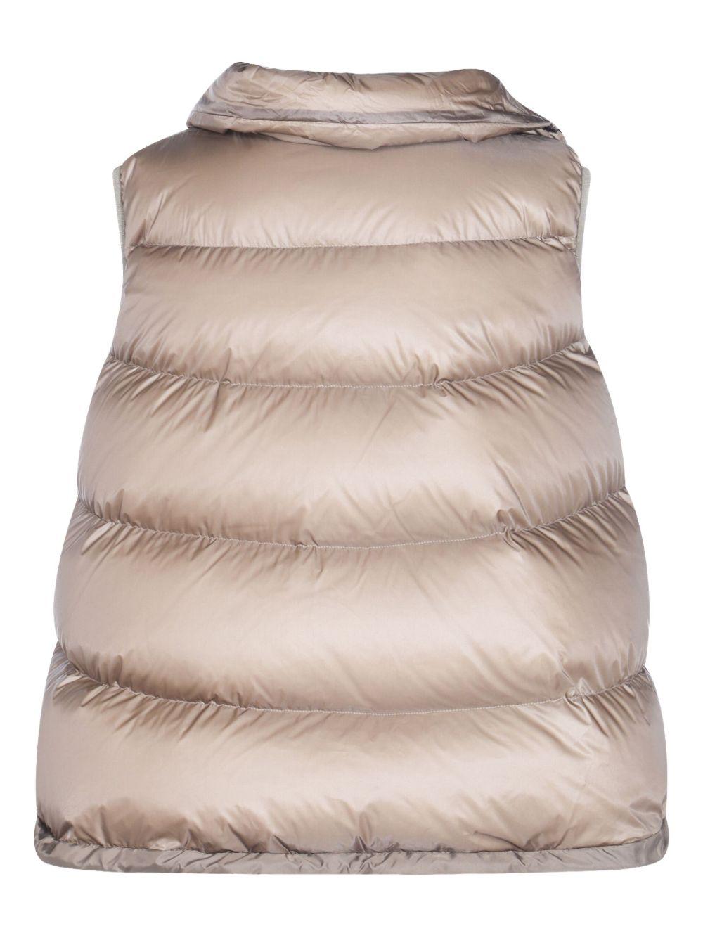 Gilet Trapuntato SCW291 642 DARK BEIGE SACAI