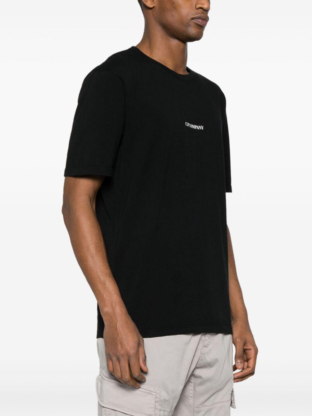 24/1 Jersey Logo T-Shirt 18CMTS085A005431G 999 BLACK CP COMPANY