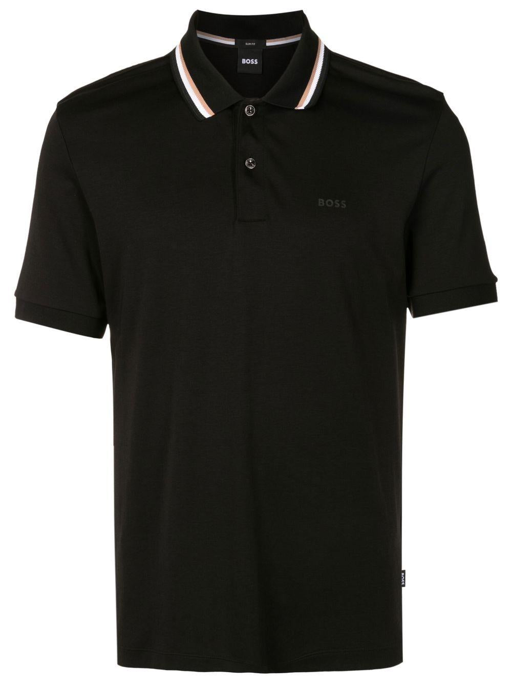 Polo Slim Fit 50469360 001 BLACK BOSS