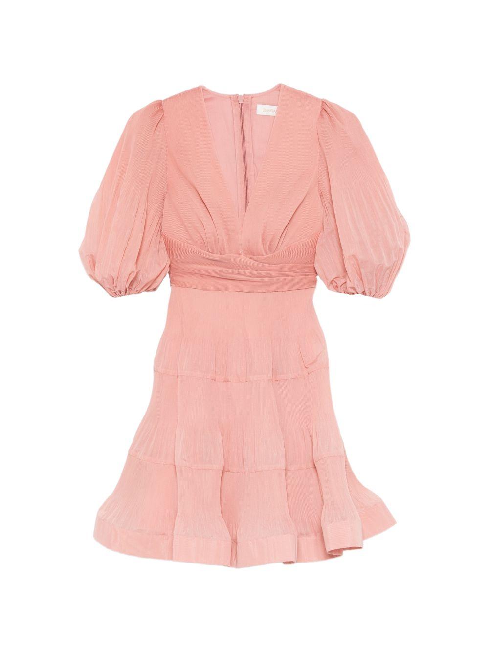 Abito Mini Plissè 3904DS26R DUSTY PINK ZIMMERMANN
