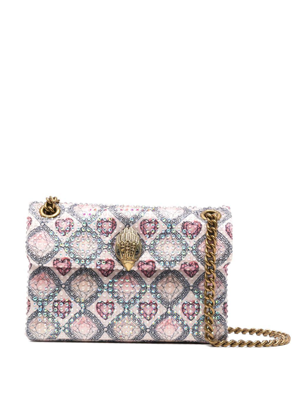KURT GEIGER - Borsa a tracolla Mini Kensington Flap 5018143609 BEIGE COM KURT GEIGER LONDON
