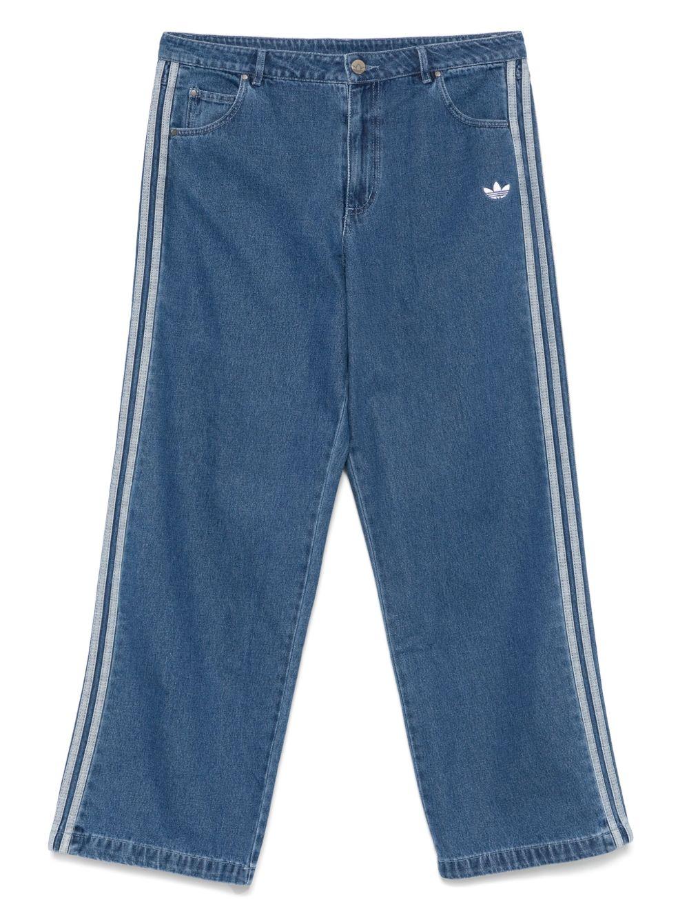 Track Pants Adicolor Denim 3-Stripes JD2574 BLUE ADIDAS ORIGINALS
