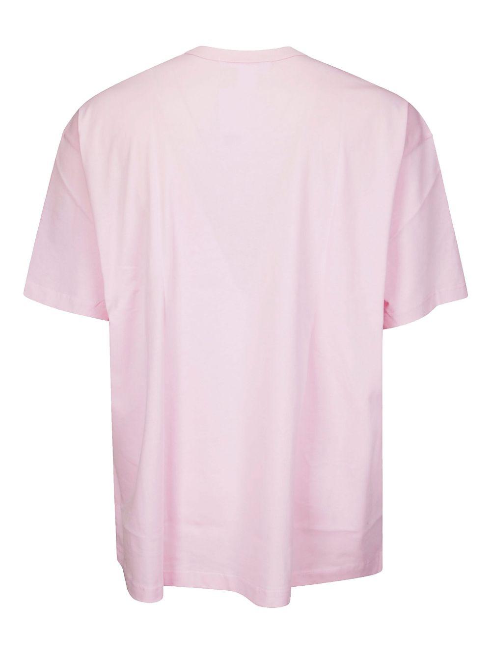 Men's Logo T-Shirt FOT023S25 3 PINK COMME DES GARCONS SHIRT