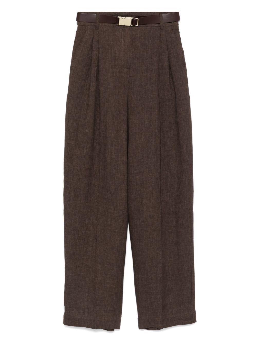 Pantaloni Siamese SIAMESEMM10307 027 CAFFE MAX MARA STUDIO