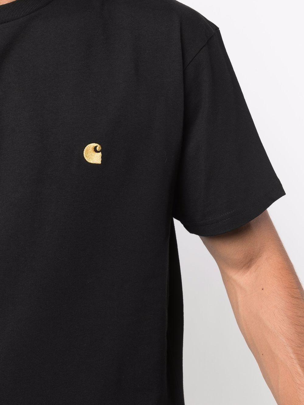 T-shirt S/S Chase I026391 00FXX BLACK GOLD CARHARTT WIP