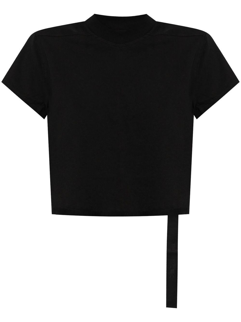 DRKSHDW SS25 Hollywood Cropped Small Level T DS01E3207RN 09 BLACK RICK OWENS DRKSHDW