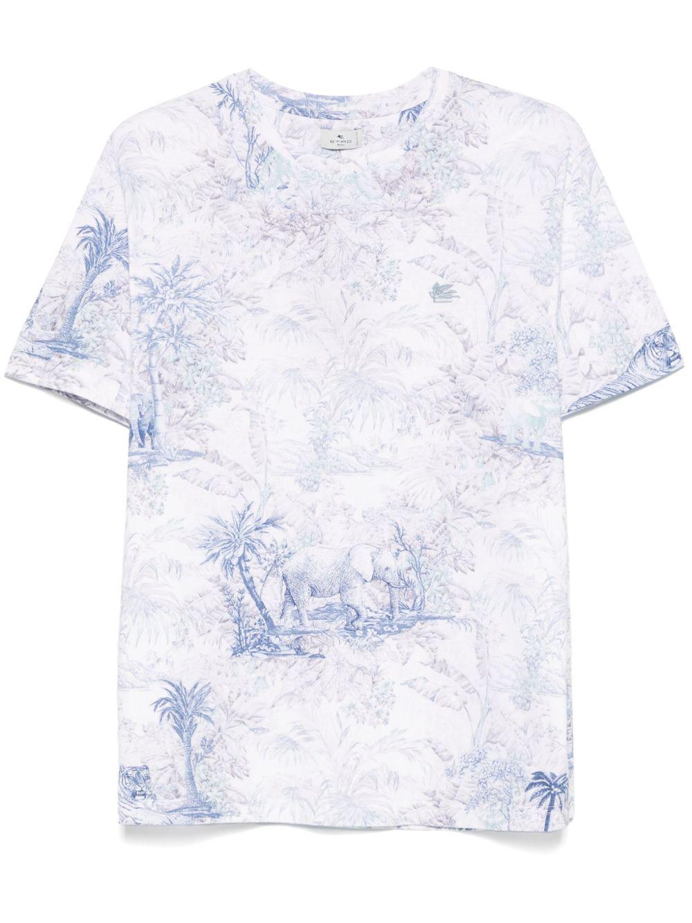 T-shirt con stampa grafica MRMA0002AK589 X0883 ETRO