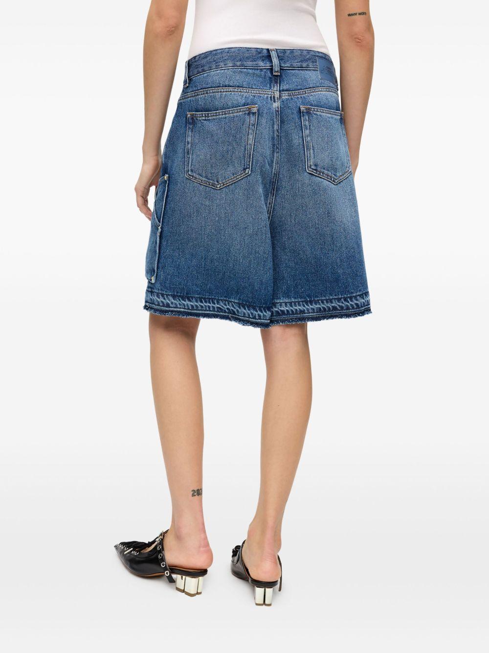 Blue Denim Shorts J1702 567 MID BLUE VINTAGE GANNI