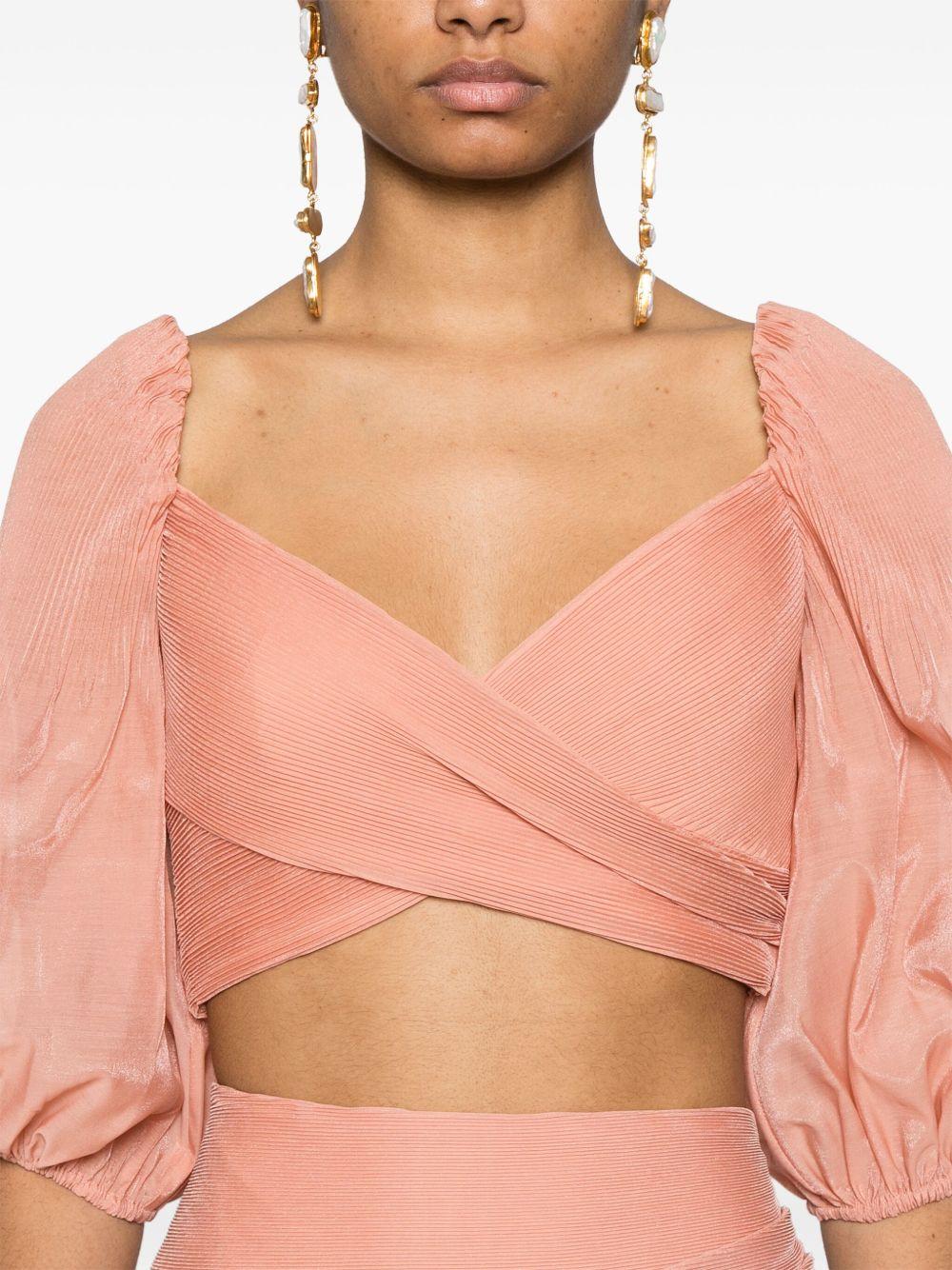 Corpetto plissettato 3915TS25R PEACH ZIMMERMANN