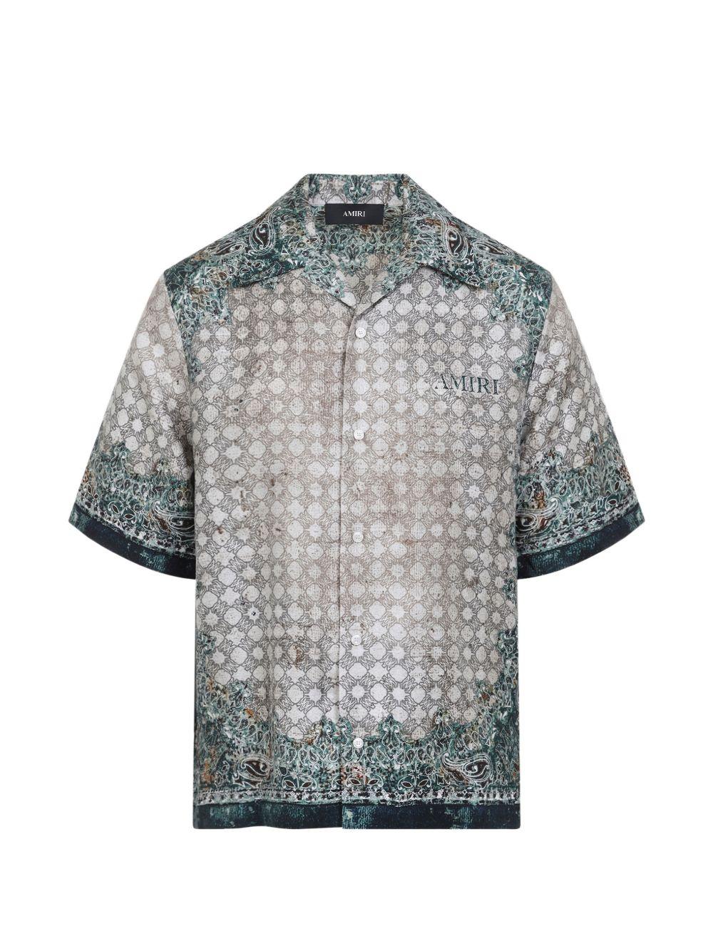 Bandana Bowling Shirt AMTOSH1095 900 AMIRI