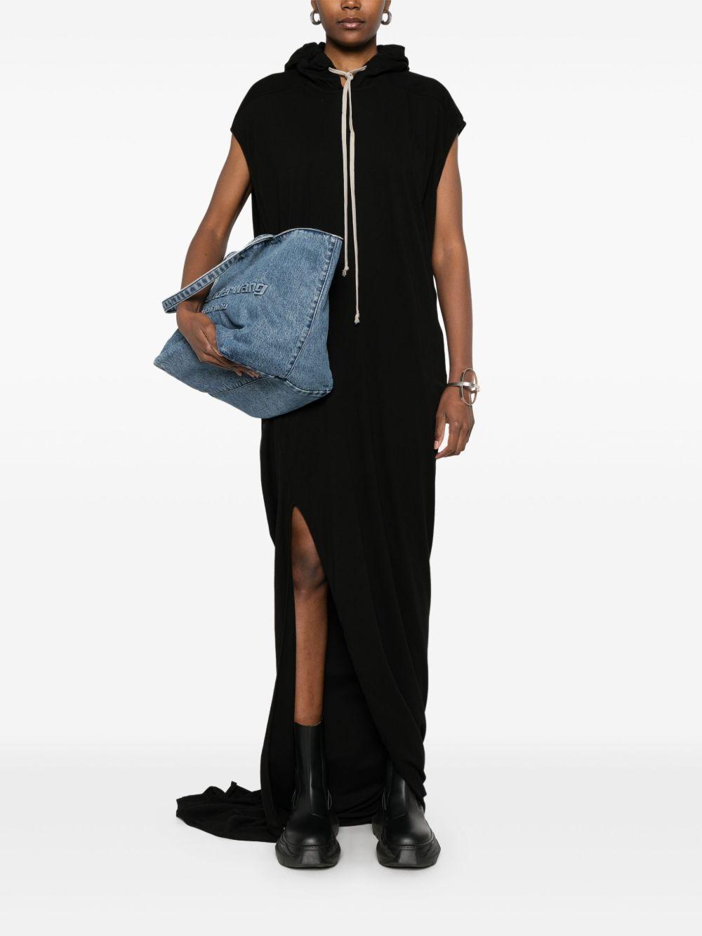 Edfu T maxi dress DS01E3517RN 09 BLACK RICK OWENS DRKSHDW
