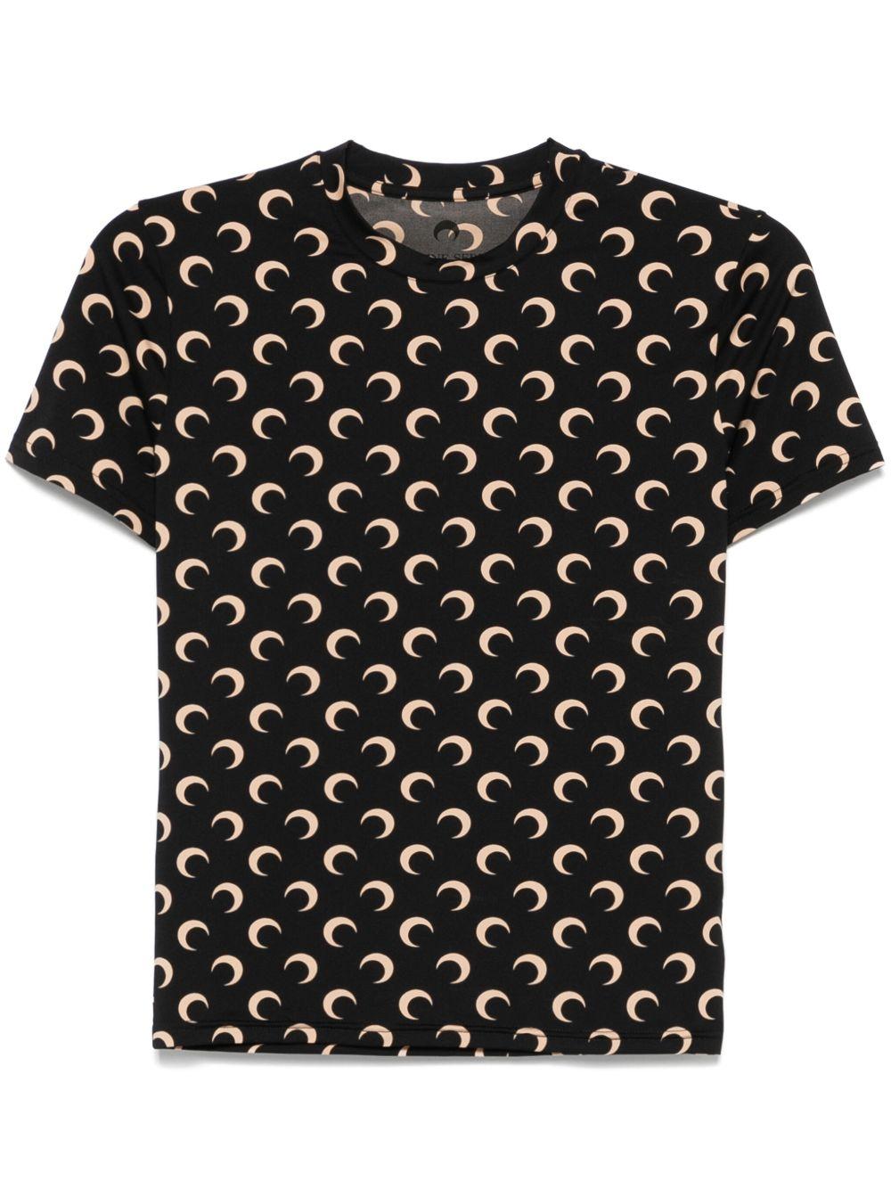 Recycled Moon Jersey SS UTS001ACJER0001 IT99 INVERSE TAN MARINE SERRE