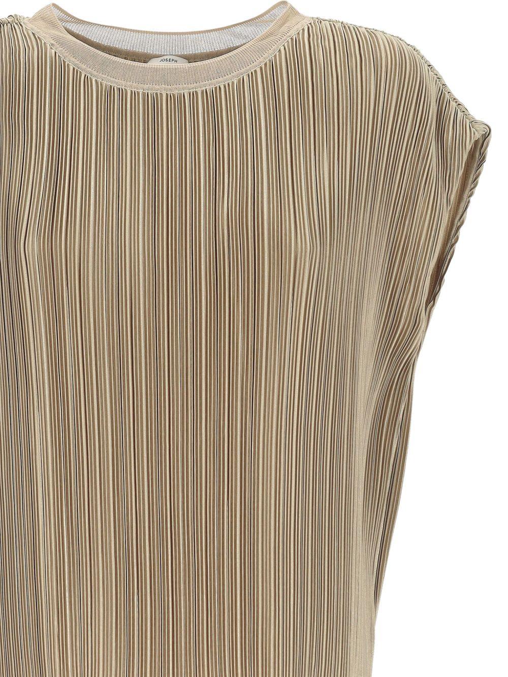 JOSEPH - Top Cedre in raso plissé JF009745 0801 POWDER JOSEPH