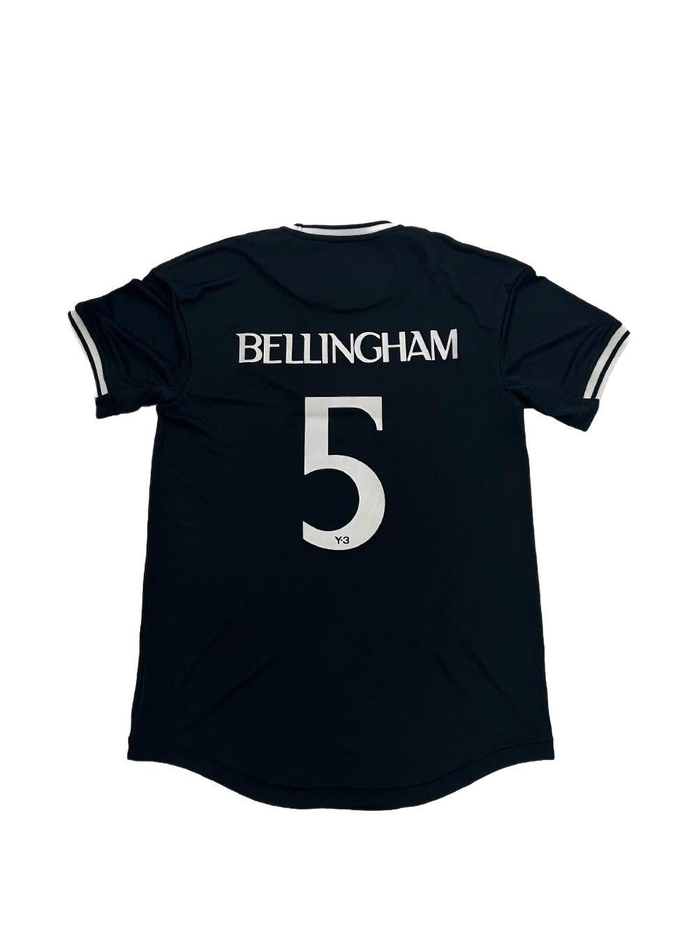 Jude Bellingham Short Sleeve Football Jersey KS5122 BLACK Y-3