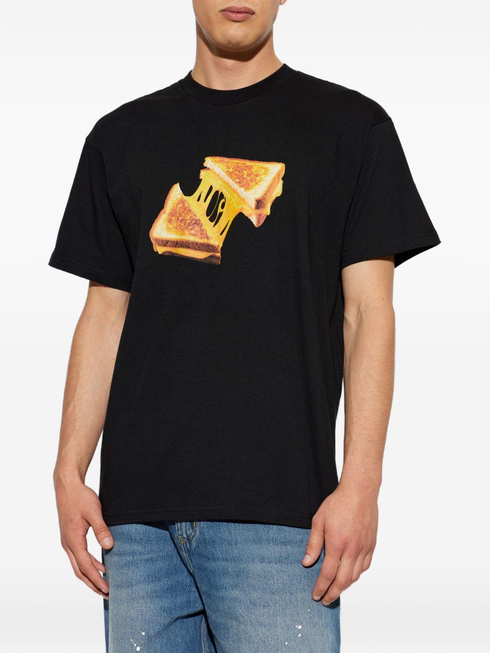 T-shirt a maniche corte con toast al formaggio I036882 89XX BLACK CARHARTT WIP