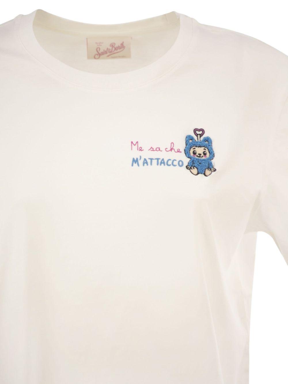 MC2 SAINT BARTH - T-Shirt "Emilie" Labubu EMI000101042L ATTACCO PUPPY 10 MC2 SAINT BARTH