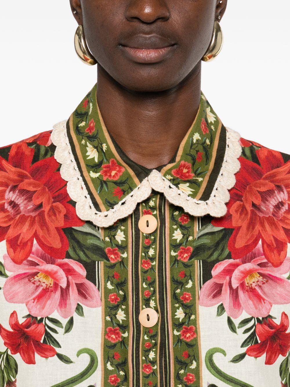 Camicetta Con Motivo Floreale 344169 26106 FLORAL FARM RIO