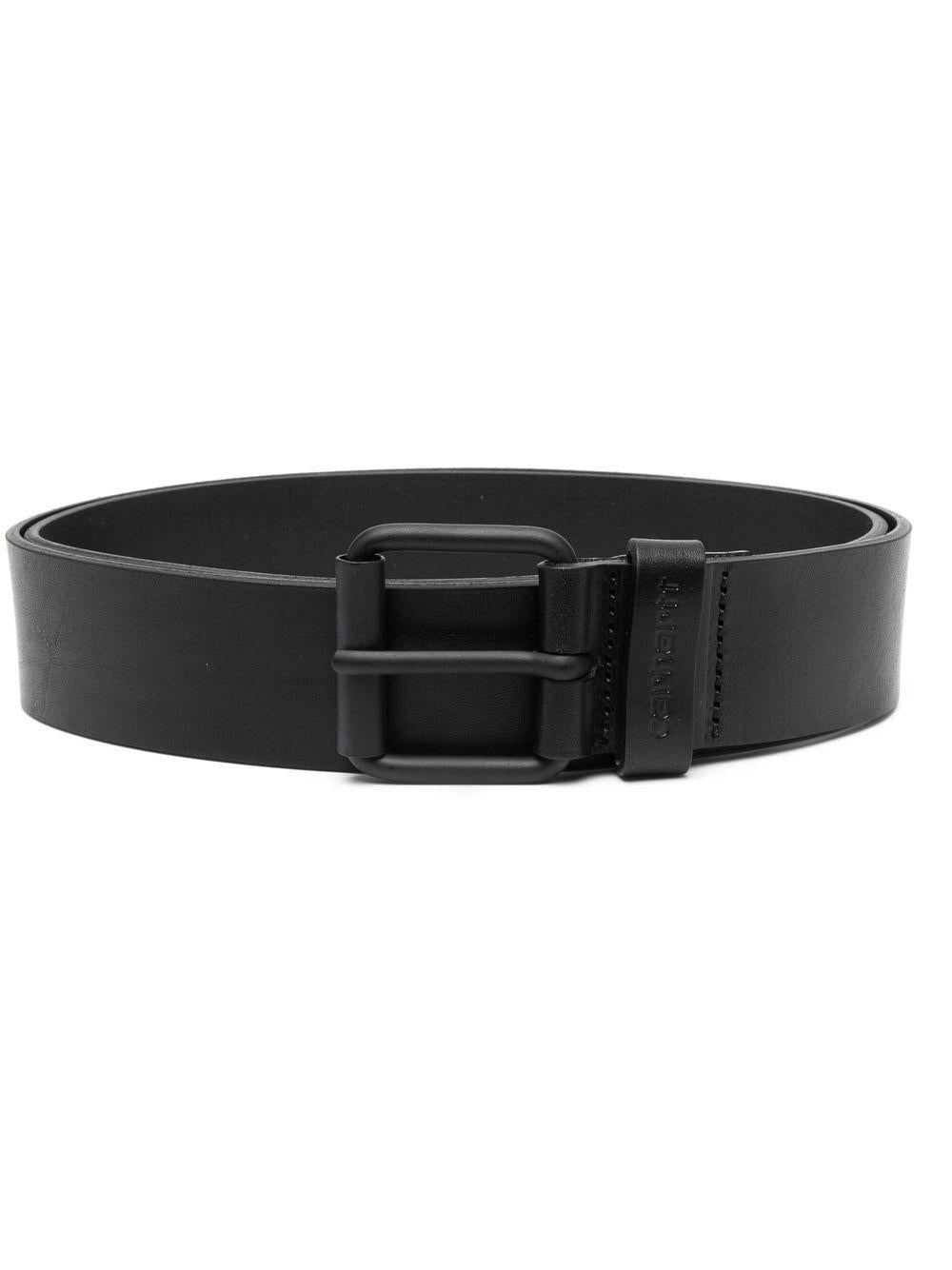 Script Belt Leather I030992 00EXX BLACK CARHARTT WIP