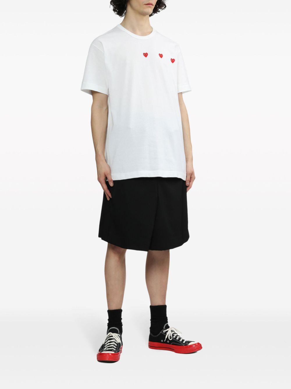 P1T337 3 WHITE COMME DES GARCONS PLAY