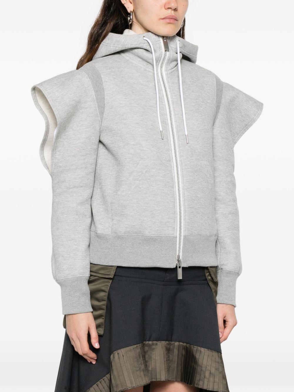 Sponge Sweat Hoodie 2608345 376 LIGHT GREY SACAI