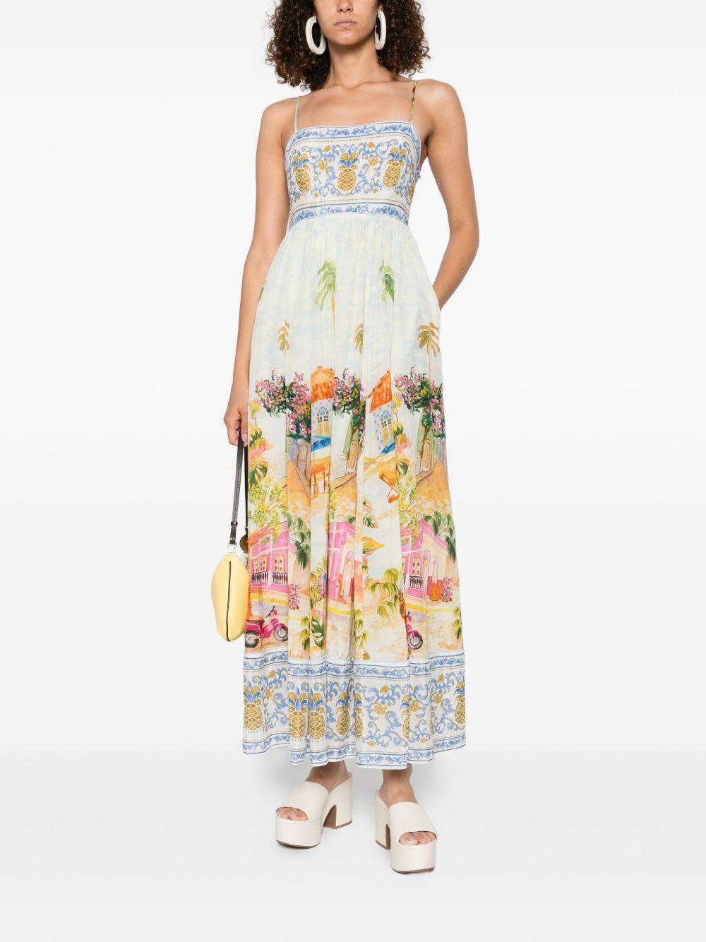 Abito maxi multicolor Aracati 336581 25005 MULTICOLOR FARM RIO