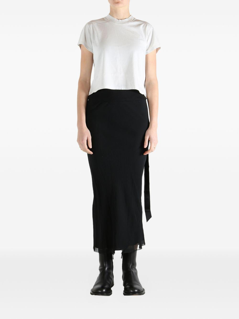 Cropped Small Level T DS01F4207RN 51 MILK WASH RICK OWENS DRKSHDW