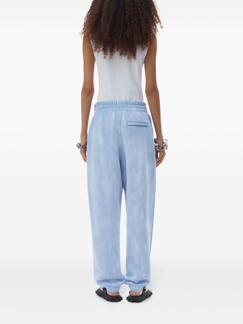 Puff logo sweatpants 4CC3244403 450B WASHED PALE BLUE ALEXANDER WANG