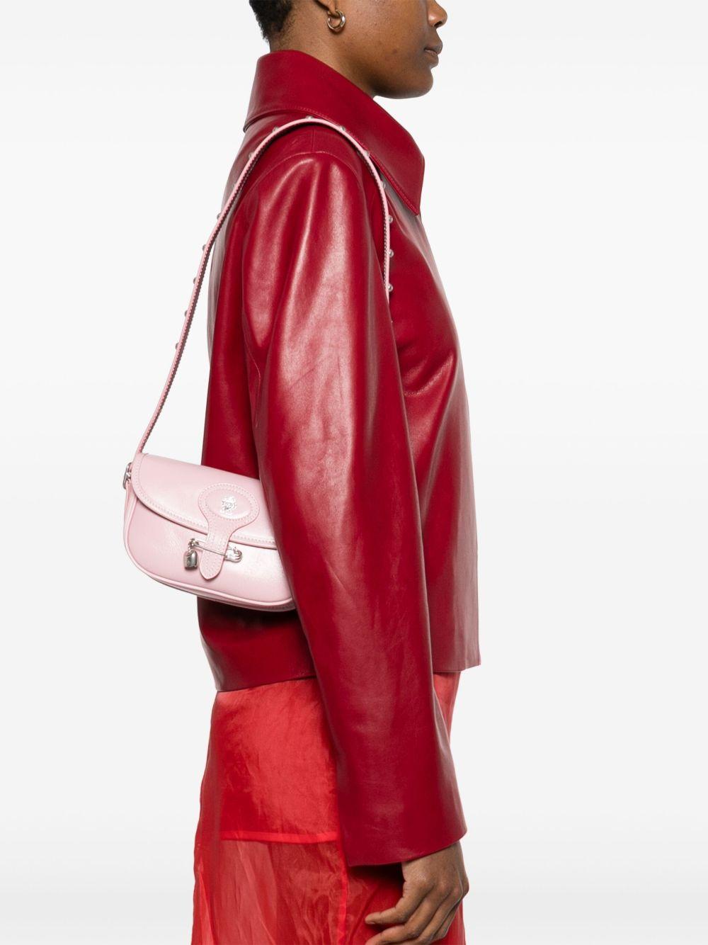 Borsa Mini Beckett In Pelle Rosa Con Spilla Bally Pin WAC04CVT986 U3D1P PINK BALLY