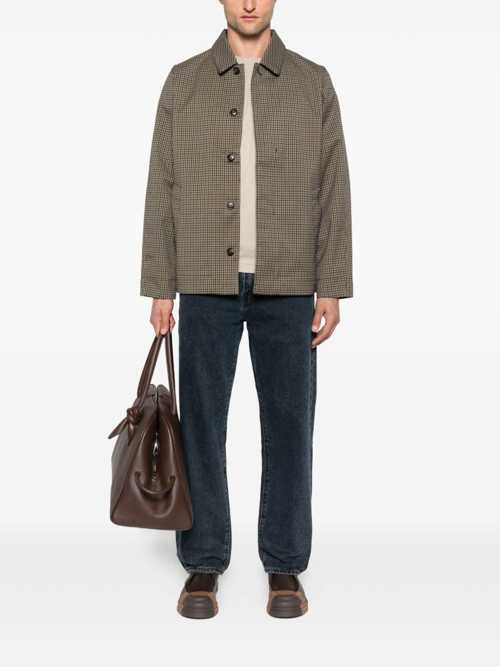 Giacca antipioggia Lorden MSP0163MSP ST71 STONE NAVY CHECK BARBOUR