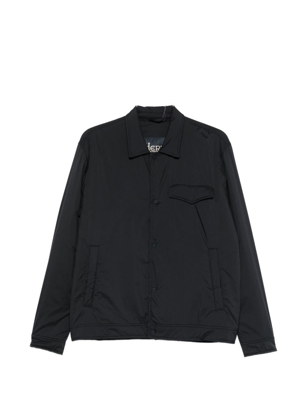 Shacket in Ecoage GI000612U12456Z 9200 BLUE NAVY HERNO