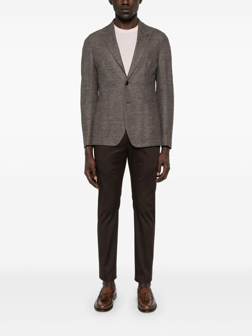 Pantaloni Dieci COASX0ZA0FWDSD59 0180 MARRONE SCURO PT TORINO